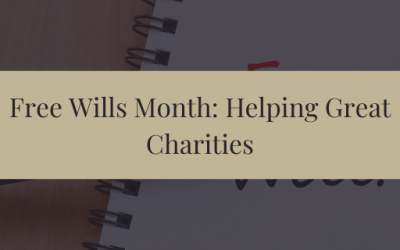 Free Wills Month – Helping Great Charities