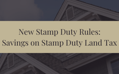 Savings on Stamp Duty Land Tax