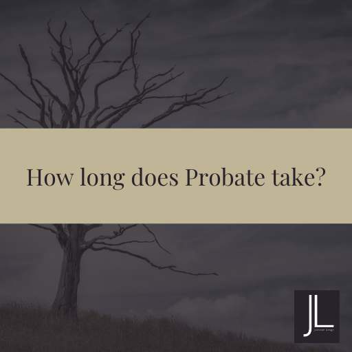 Leafless tree on hill, how long does probate take