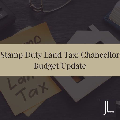 Stamp Duty Land Tax on post it next to model house, Stamp Duty Land Tax Chancellor Budget Update