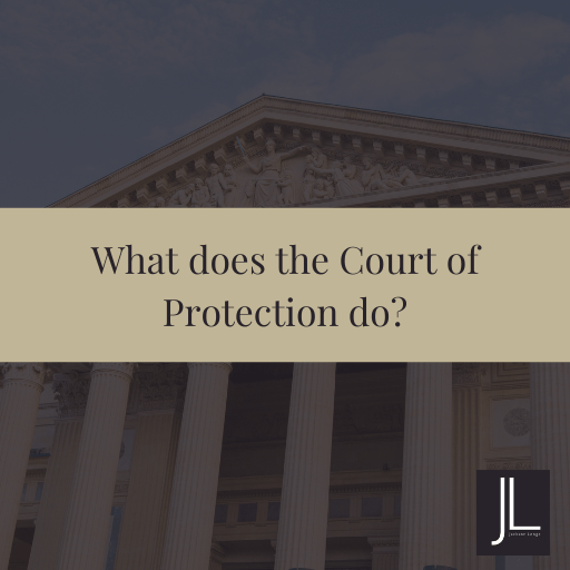 Outside court, what does the court of protection do?